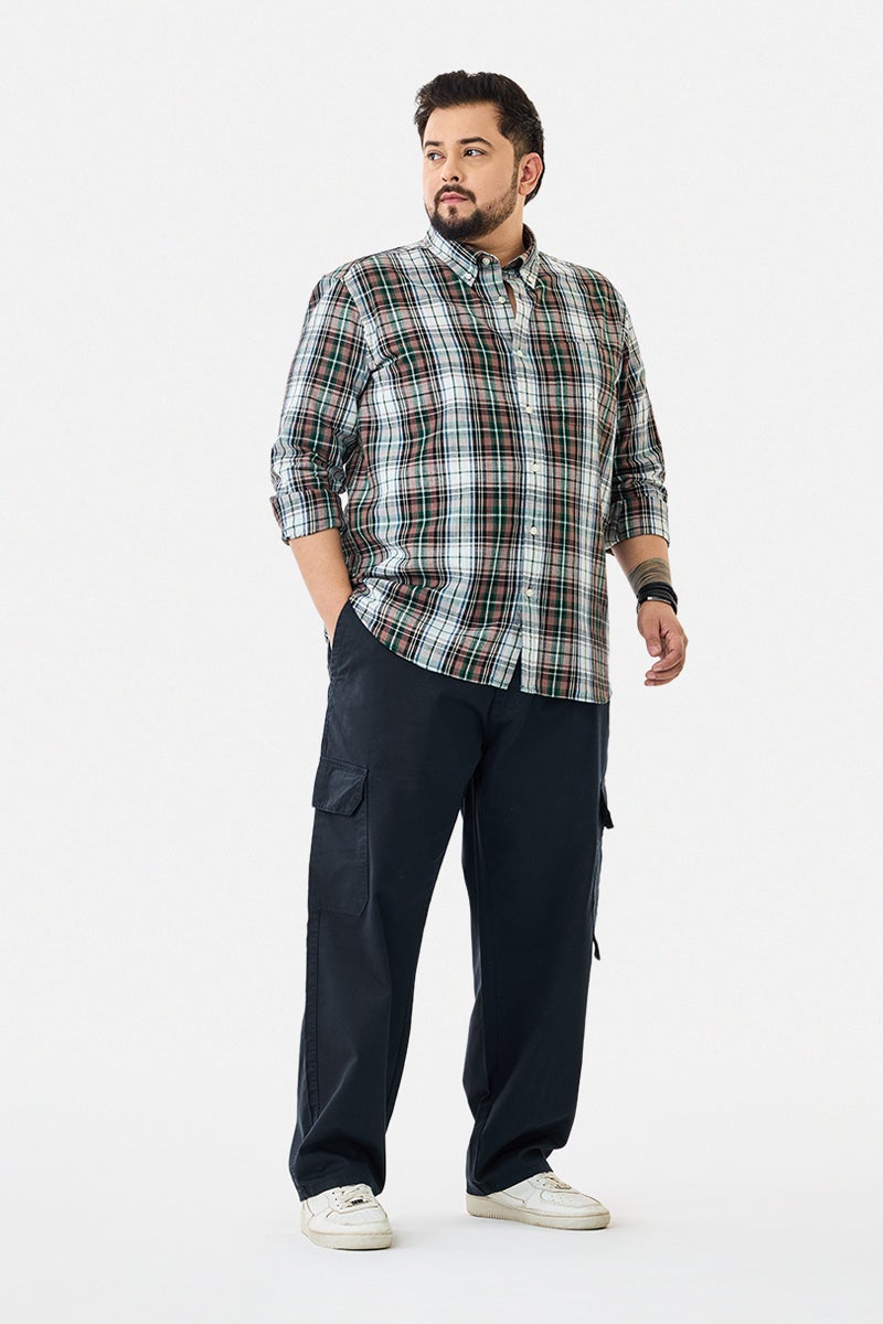SNITCH Regular Fit Plus Size Stretch Six pockets Cargo Pants - Image 2
